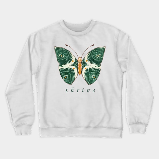 Thrive Butterfly Crewneck Sweatshirt by Neptune's Union